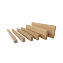 Six pieces of Western Red Cedar square dressed 17mm timber profile