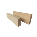 Two pieces of Western Red Cedar Square Dressed Pencil Round timber