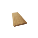 Western Red Cedar Channel lining for a sauna on transparent background