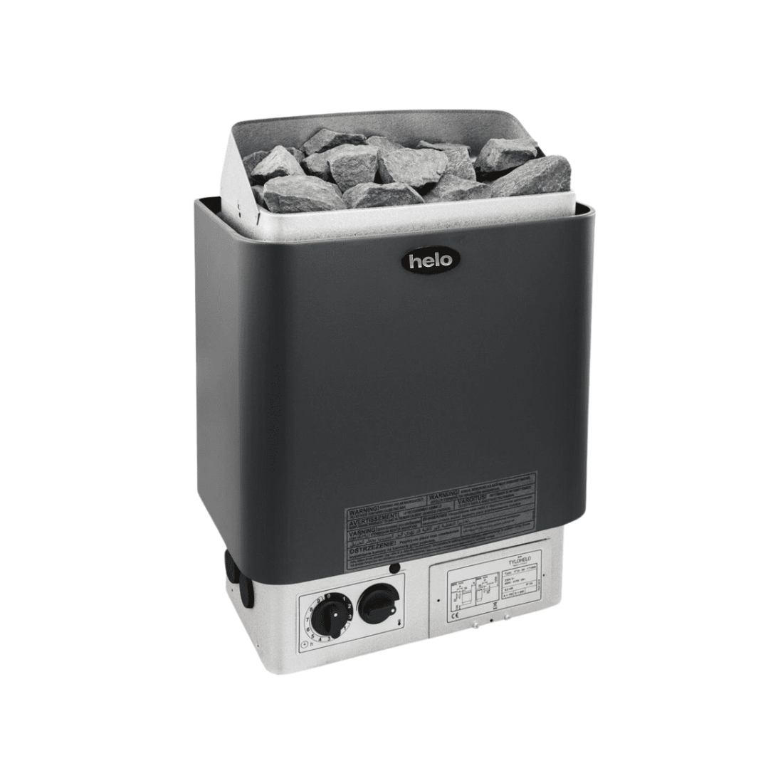 HELO Cup STJ Graphite - Electric Sauna Heater