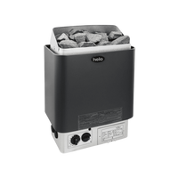 Helo Cup STJ sauna heater side angle view