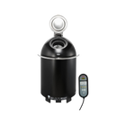 Helo Saunatonttu sauna heater with lid open