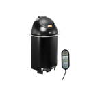 Helo Saunatonttu sauna heater with attached control side angle