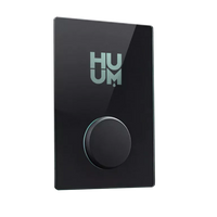 Huum uku wifi glass sauna control panel in black