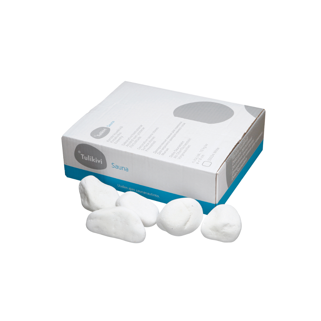 Tulikivi Decorative Sauna Stones Rounded 5-10cm Box 10kg
