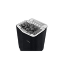 Top view of Tylo sense combi pure sauna heater showing grey sauna stones