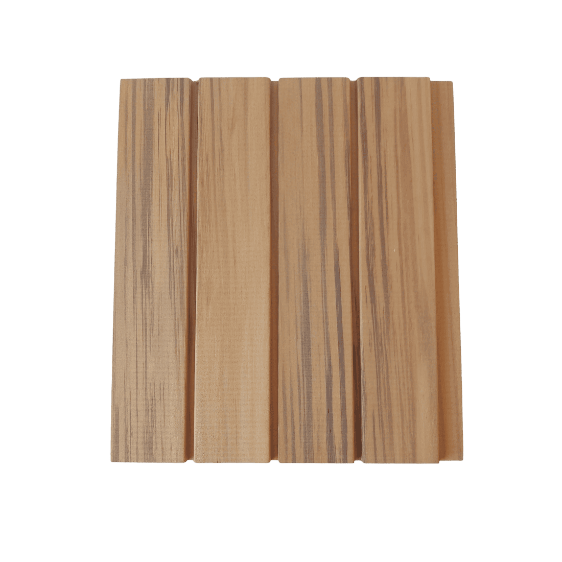 Two connected pieces of Western Red Cedar Decor style lining board 127mm wide and 18mm thick