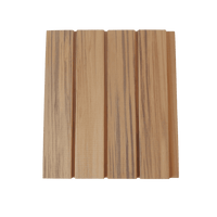 Two connected pieces of Western Red Cedar Decor style lining board 127mm wide and 18mm thick