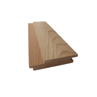 Western Red Cedar Shiplap style lining board light coloured