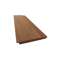 Single piece of Western Red Cedar Shiplap style lining board 84mm wide  and 9mm thick